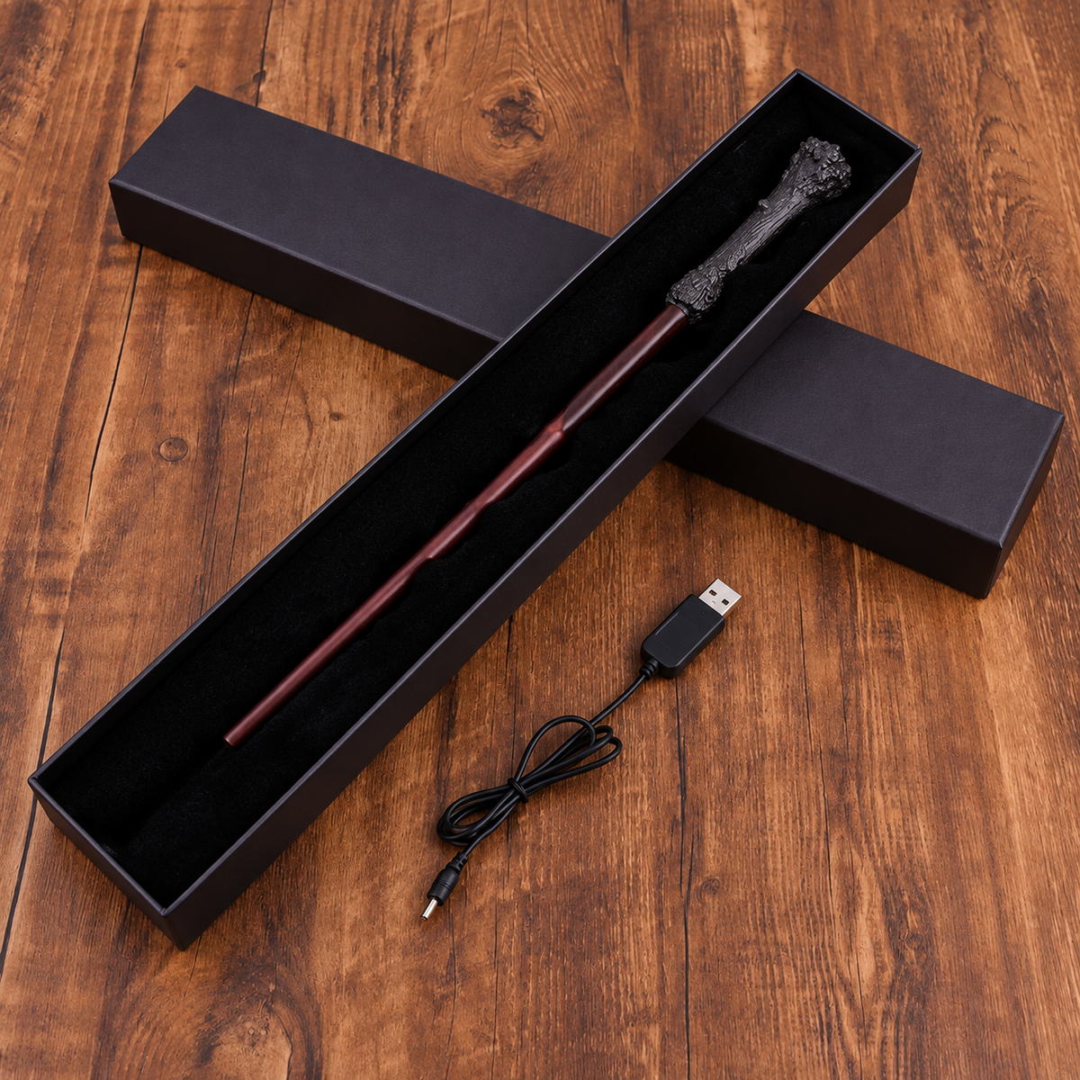 USB Rechargeable Electric Lighter Wand - Windproof Long Candle Lighter
