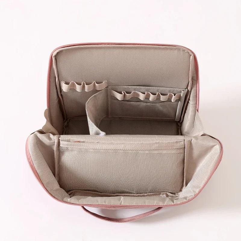 New Women's Cosmetic BagTravel Soft Velvet Portable Multifunctional Cosmetic Bag Waterproof Toiletry Storage Organizer Bag