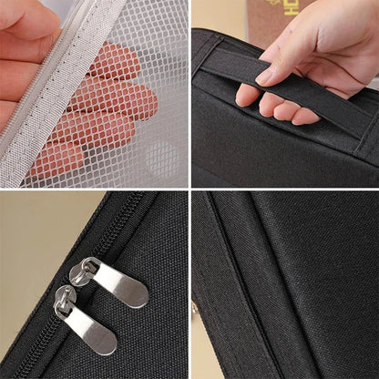Vertical Cosmetic Bag - Portable, Large Capacity, Waterproof Multipurpose Vertical Toiletry Bag for Women,Stationery Storage Bag
