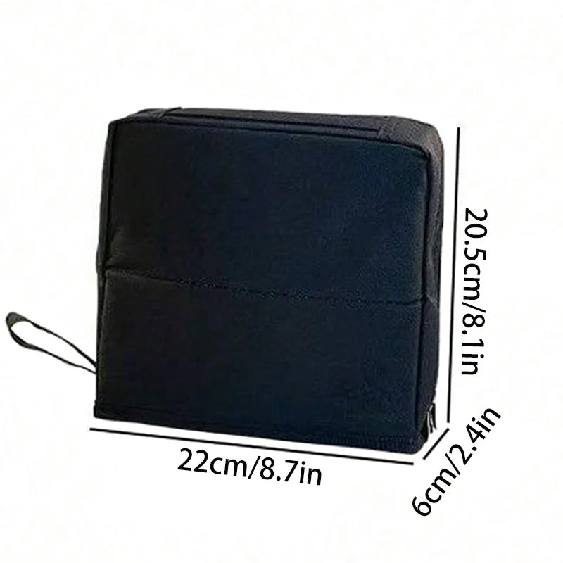 Vertical Cosmetic Bag - Portable, Large Capacity, Waterproof Multipurpose Vertical Toiletry Bag for Women,Stationery Storage Bag