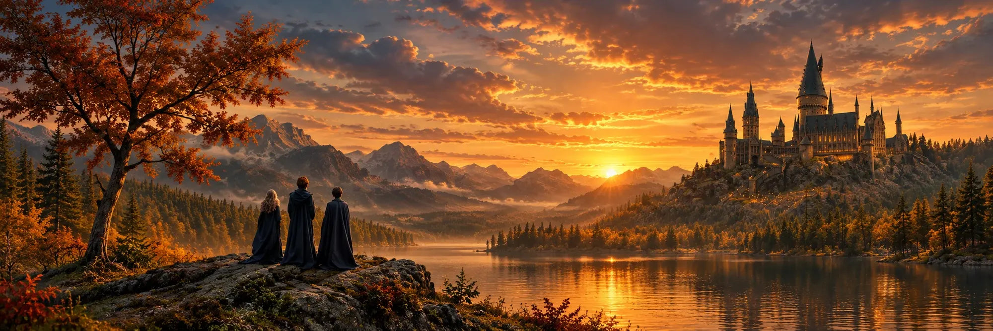 Fantasy landscape closing banner